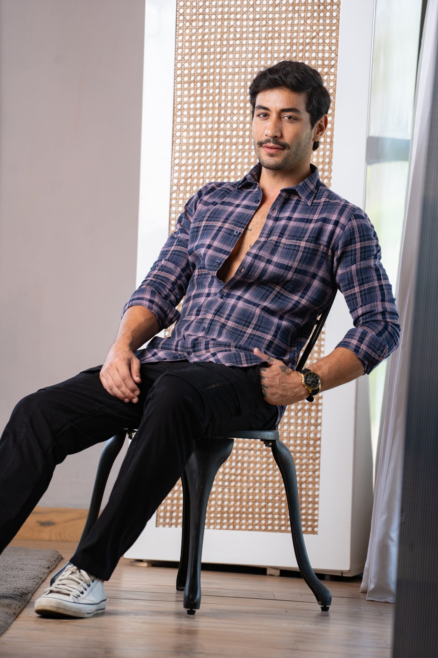 CottonChecksShirtsNavyBlue_3