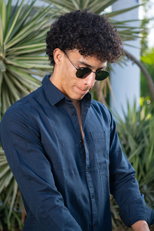 LinenShirt_Navy_1